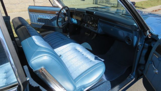 1967 Blue Chevrolet Capriceold Coupe