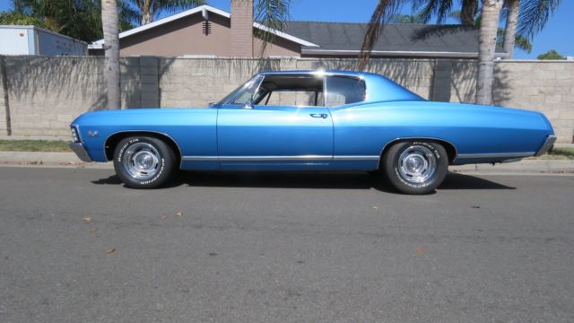 1967 Blue Chevrolet Capriceold Coupe