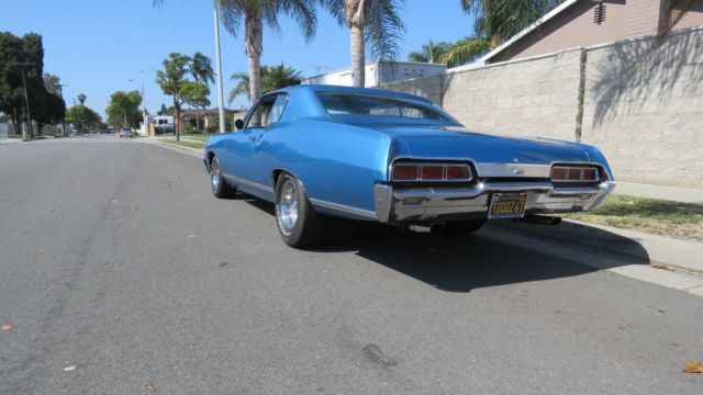 1967 Blue Chevrolet Capriceold Coupe