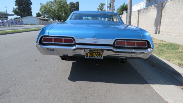 1967 Blue Chevrolet Capriceold Coupe
