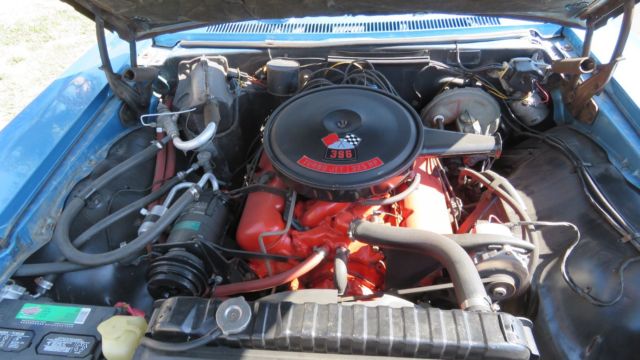 1967 Blue Chevrolet Capriceold Coupe