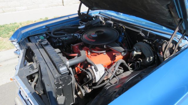 1967 Blue Chevrolet Capriceold Coupe
