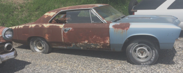 1967 Blue Chevrolet Chevelle Coupe