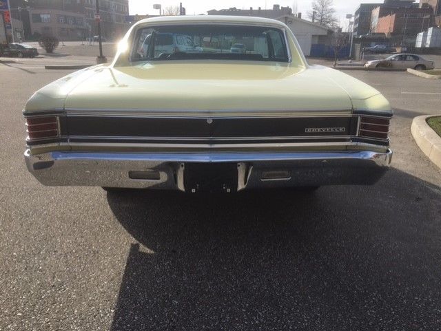 1967 BUTTERNUT YELLOW Chevrolet Chevelle Coupe