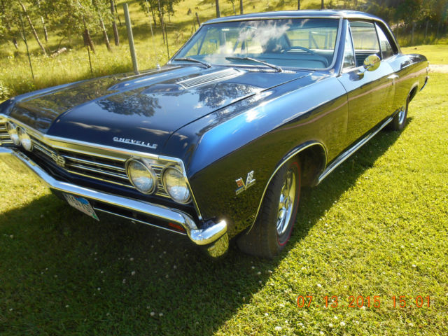 1967 Blue Chevrolet Chevelle Coupe