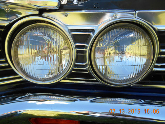 1967 Blue Chevrolet Chevelle Coupe