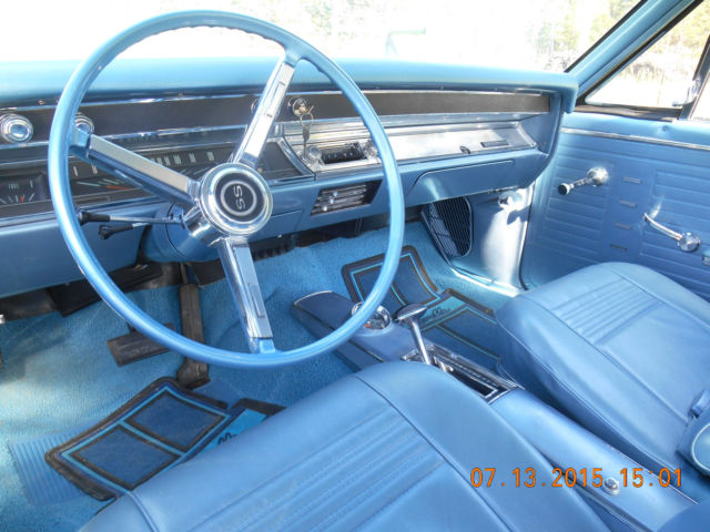 1967 Blue Chevrolet Chevelle Coupe