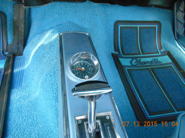 1967 Blue Chevrolet Chevelle Coupe