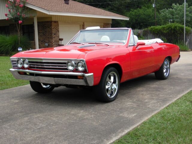 1967 Viper Red / White Chevrolet Chevelle Convertible