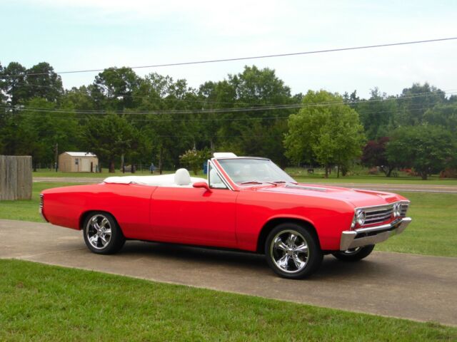 1967 Viper Red / White Chevrolet Chevelle Convertible
