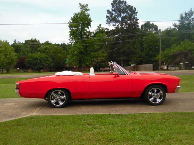 1967 Viper Red / White Chevrolet Chevelle Convertible