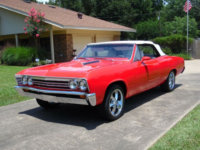 1967 Viper Red / White Chevrolet Chevelle Convertible