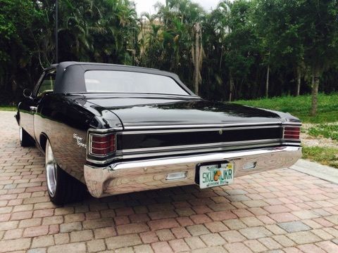 1967 Black Chevrolet Chevelle Convertible