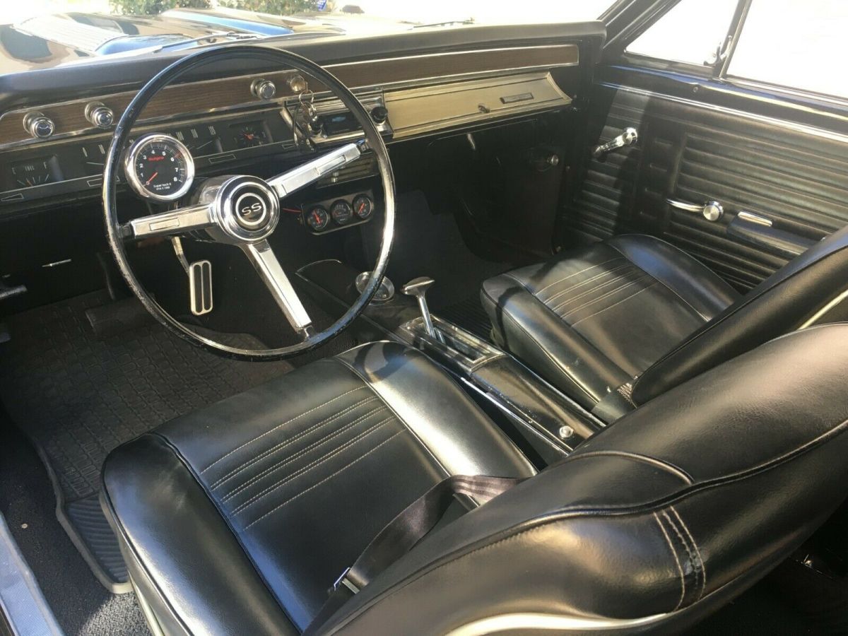 1967 Black Chevrolet Chevelle Convertible