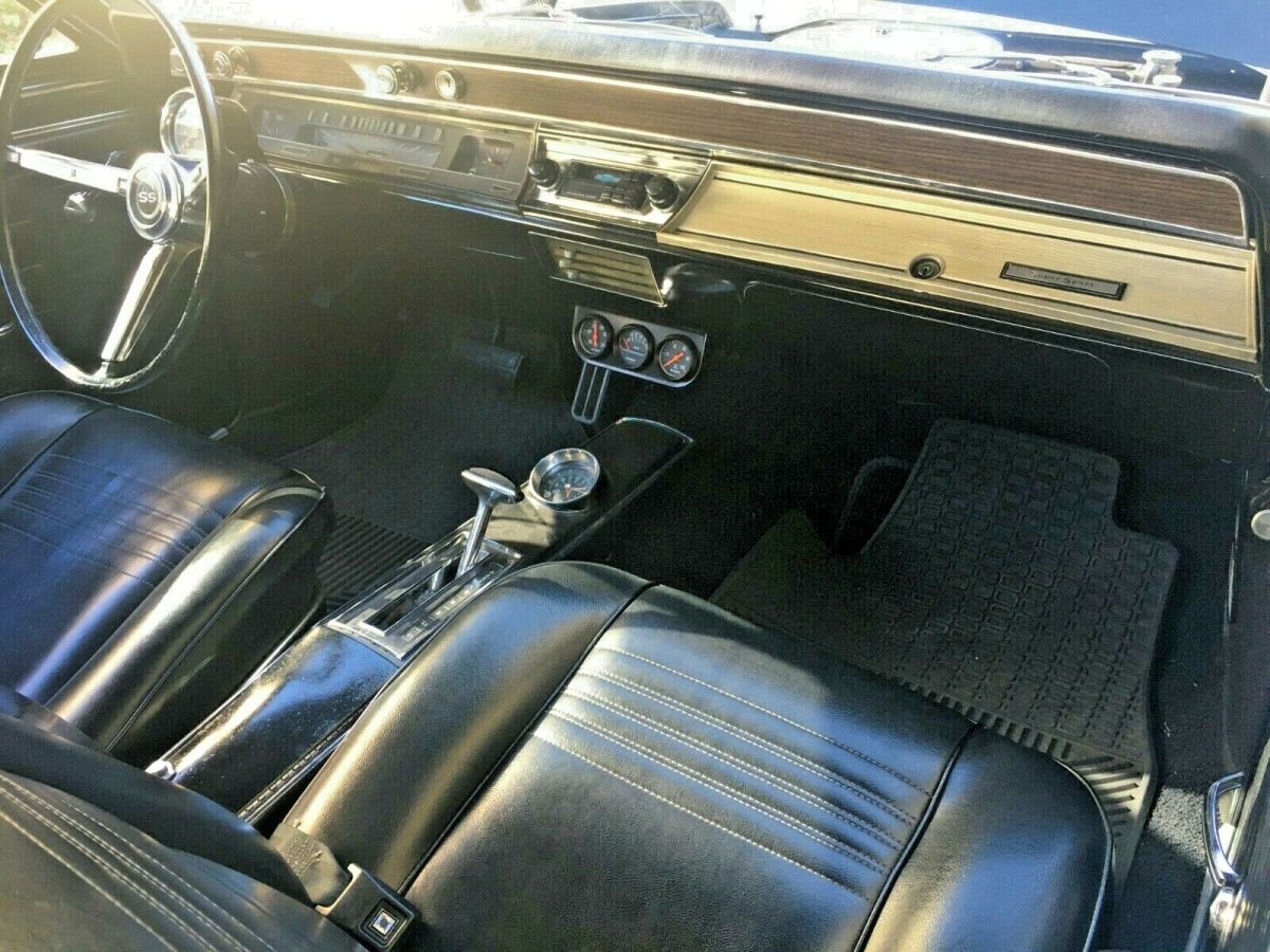 1967 Black Chevrolet Chevelle Convertible