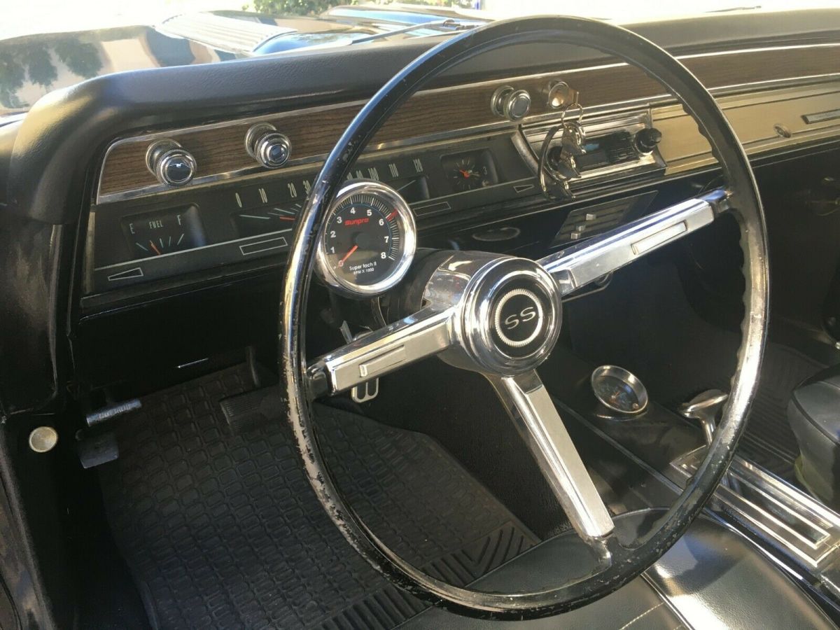 1967 Black Chevrolet Chevelle Convertible