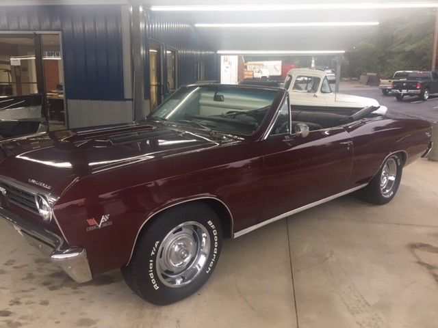 1967 Blue Chevrolet Chevelle Convertible