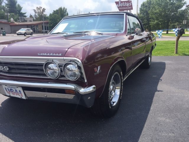 1967 Blue Chevrolet Chevelle Convertible