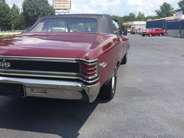 1967 Blue Chevrolet Chevelle Convertible