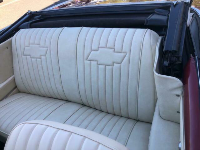 1966 Burgundy Chevrolet Chevelle Convertible