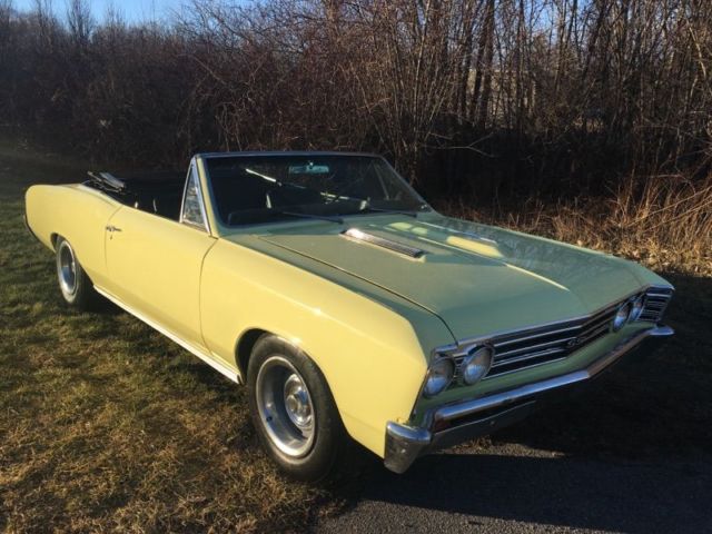 1967 BUTTERNUT YELLOW Chevrolet Chevelle U/K