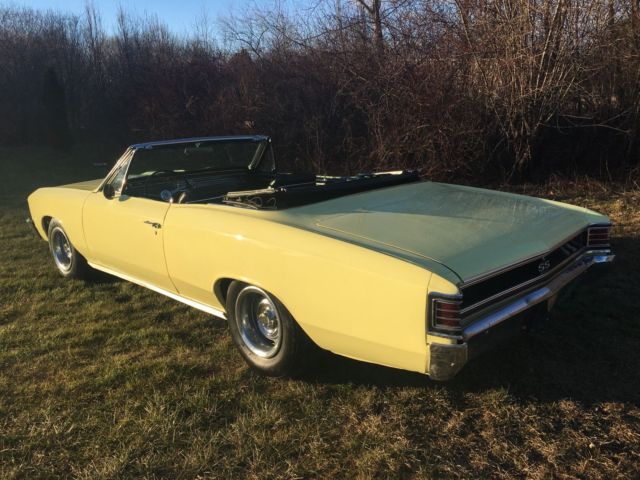 1967 BUTTERNUT YELLOW Chevrolet Chevelle U/K
