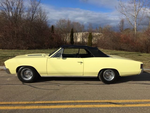 1967 BUTTERNUT YELLOW Chevrolet Chevelle U/K