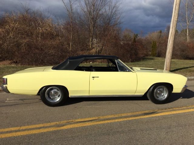 1967 BUTTERNUT YELLOW Chevrolet Chevelle U/K