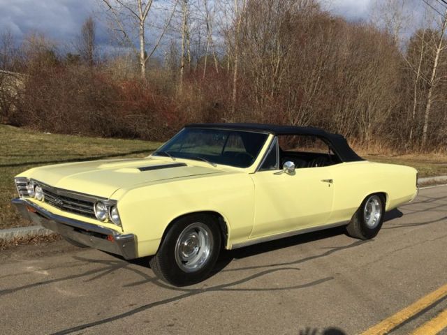 1967 BUTTERNUT YELLOW Chevrolet Chevelle U/K