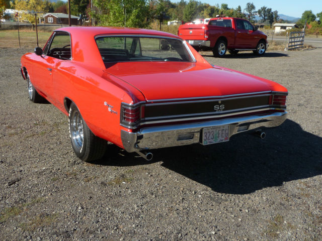 1967 Red Chevrolet Chevelle Hardtop