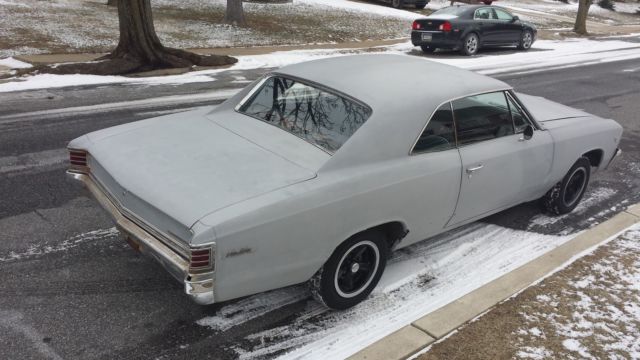 1967 Marina Blue Chevrolet Chevelle Coupe