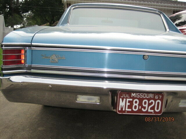 1967 Blue Chevrolet Chevelle Coupe