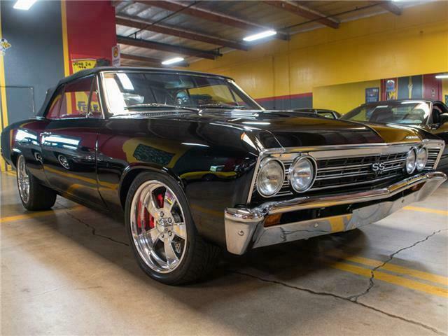 1967 Black Chevrolet Chevelle Convertible