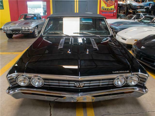 1967 Black Chevrolet Chevelle Convertible