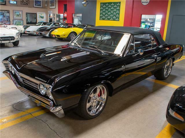 1967 Black Chevrolet Chevelle Convertible