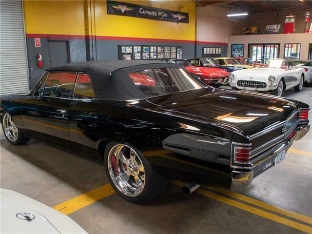 1967 Black Chevrolet Chevelle Convertible