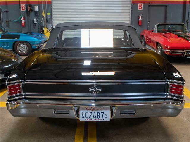 1967 Black Chevrolet Chevelle Convertible