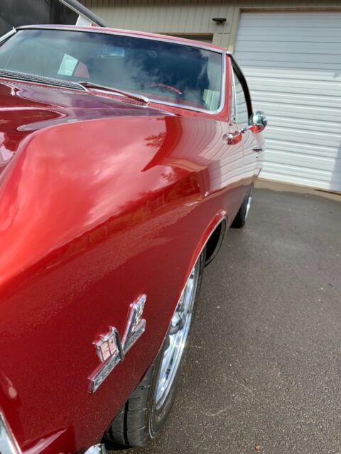 1967 Red Chevrolet Chevelle Coupe