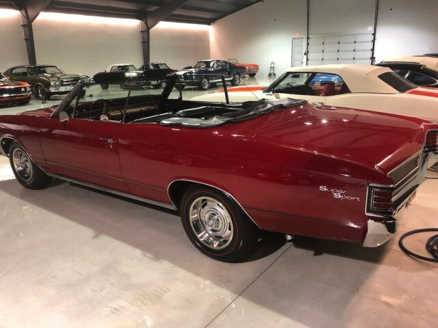 1967 Red Chevrolet Chevelle Convertible