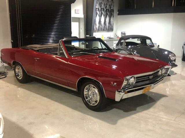 1967 Red Chevrolet Chevelle Convertible