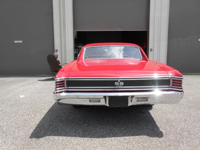 1967 Red Chevrolet Chevelle Coupe