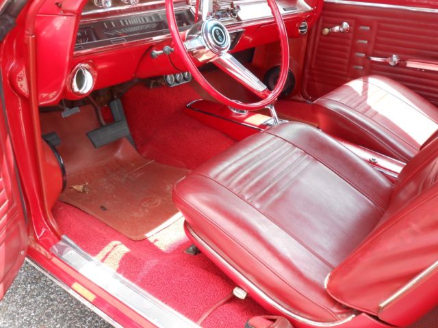 1967 Red Chevrolet Chevelle Coupe