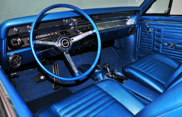 1967 Blue Chevrolet Chevelle 2 Dr