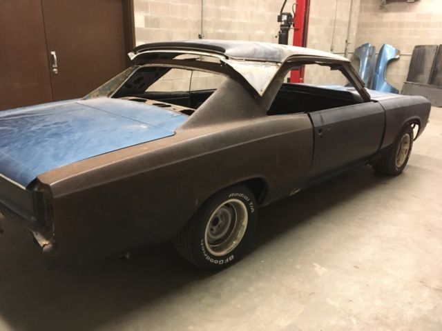 1967 Blue Chevrolet Chevelle Coupe