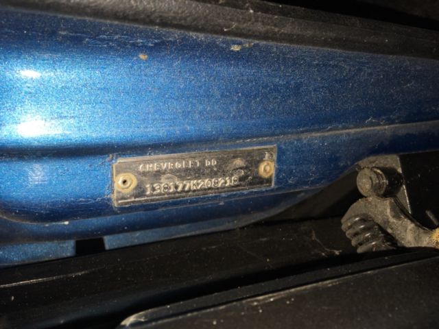 1967 Blue Chevrolet Chevelle Coupe