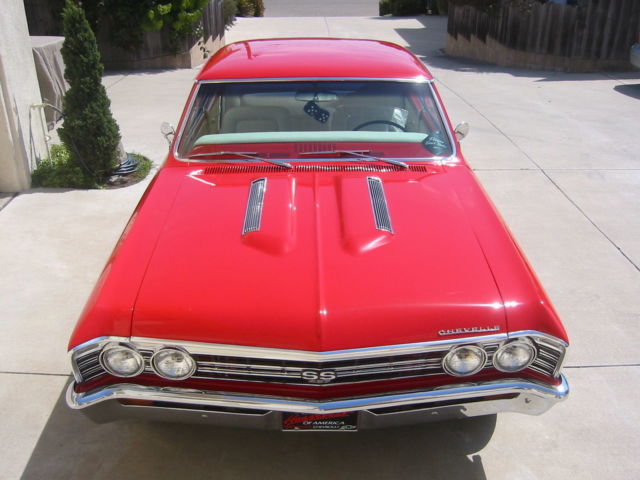 1967 Red Chevrolet Chevelle Coupe