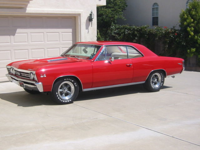 1967 Red Chevrolet Chevelle Coupe