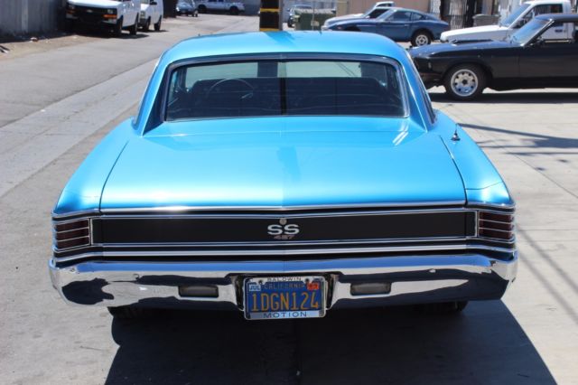 1967 Blue Chevrolet Chevelle Coupe