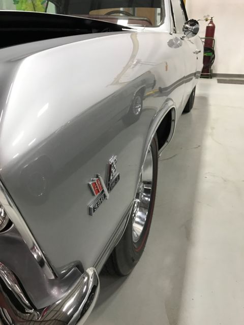 1967 Silver Chevrolet Chevelle Convertible