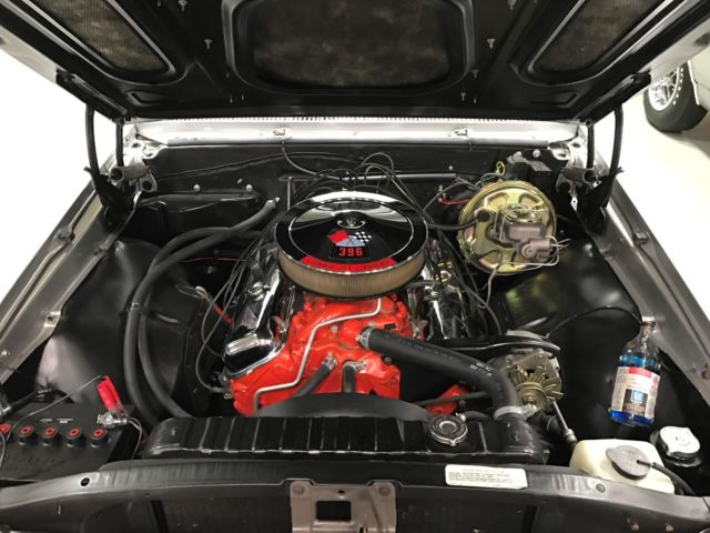 1967 Silver Chevrolet Chevelle Convertible